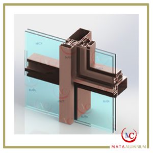 کرتین وال نیم کپ