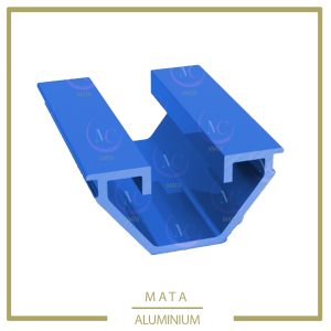 پروفیل زهوار تک جداره لنگه - سفید