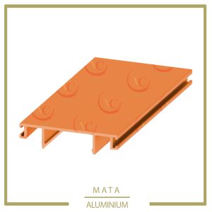 پروفیل زهوار شیشه دو طرفه سیستم پارتیشن