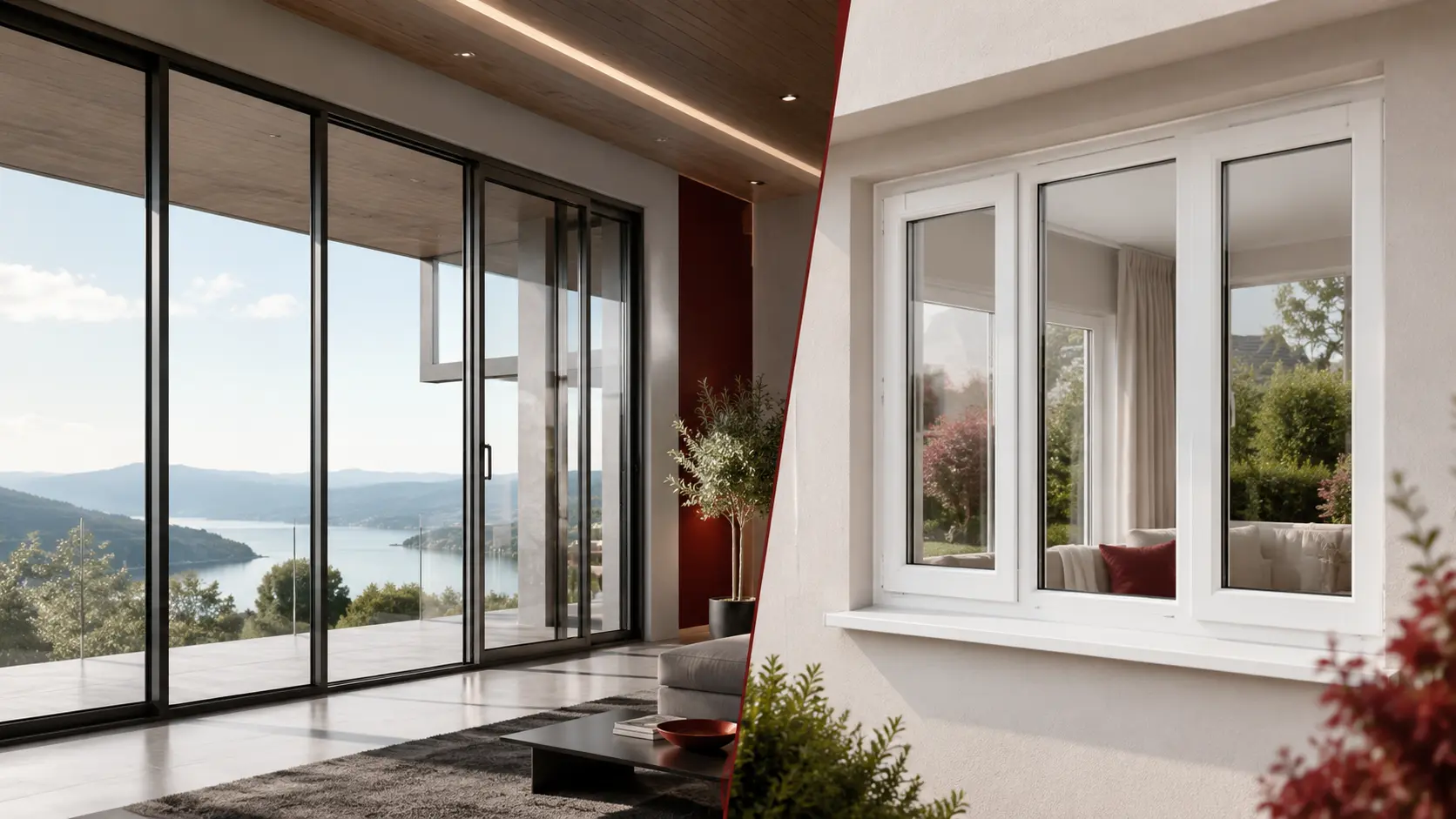 پنجره آلومینیومی بهتر است یا UPVC؟